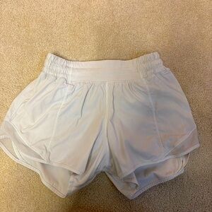 White lululemon shorts